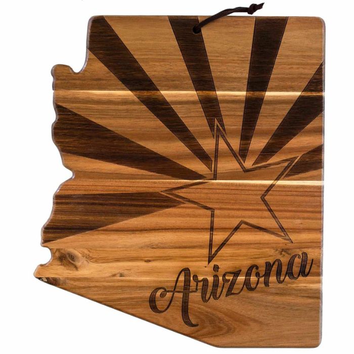 Arizona Cutting Board Flag Design